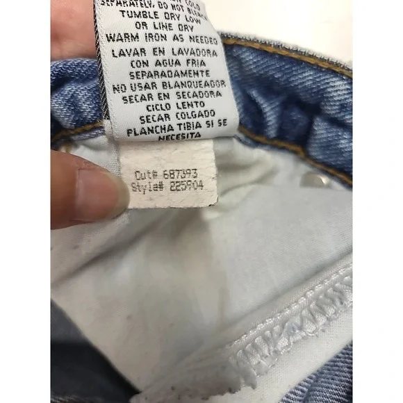 Vintage L E I jeans Sz 13 Med Wash Regular Fit‎ Flare Bottoms - Picture 7 of 12